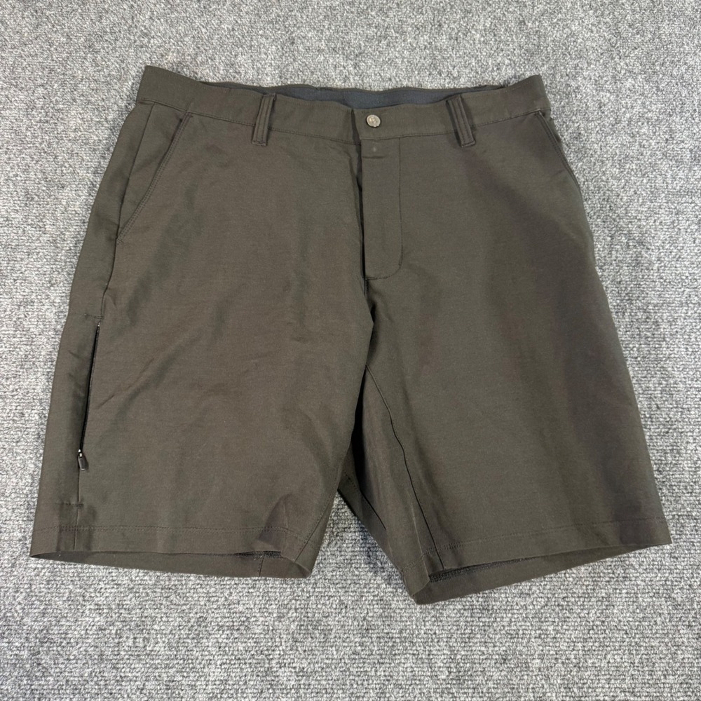 BYLT Premium Basics Kinetic Short Mens Large Olive Green Performance Tech Shorts